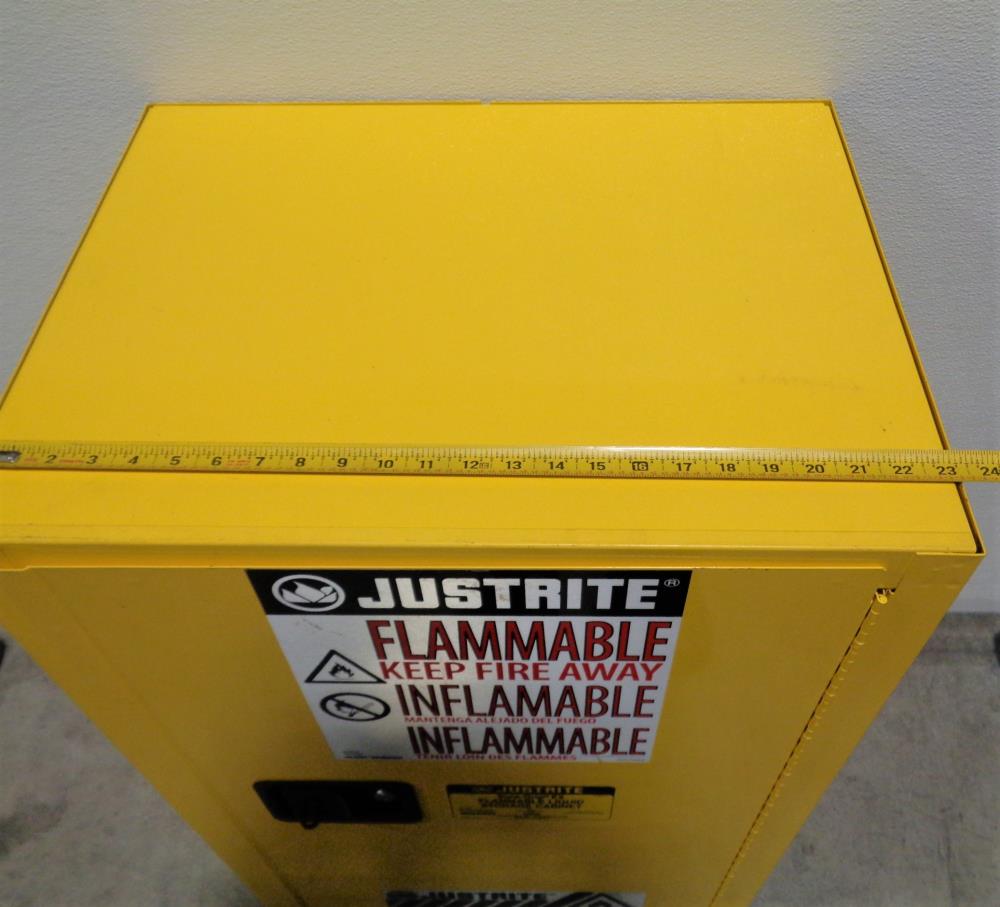 Justrite Sure-Grip EX Flammable Liquid Storage Cabinet #891200, 12-Gal. Capacity